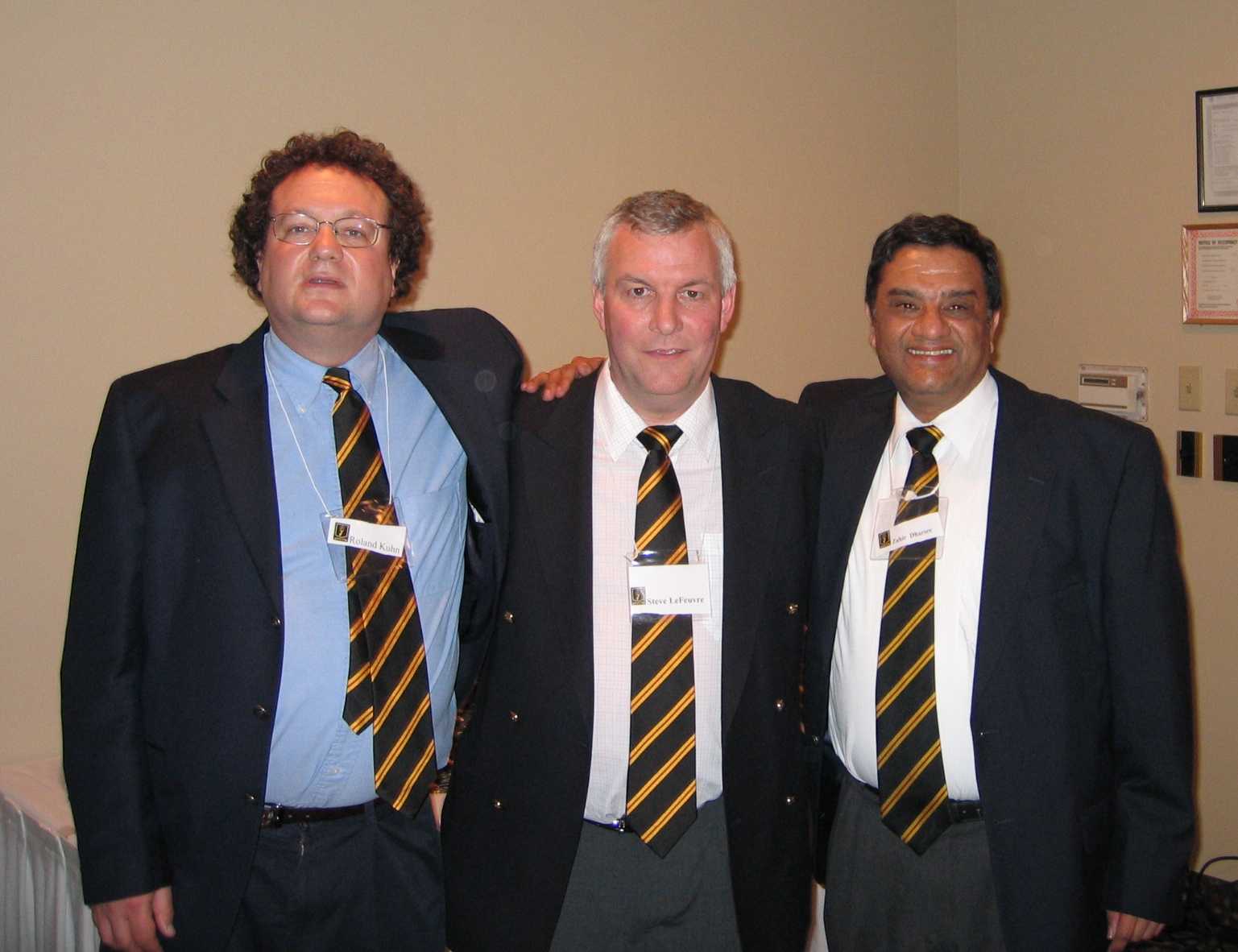 2006 Old Cambrian Society (Canada) Annual Luncheon - Roland Kuhn, Steve Le Feuvre & Zahir Dharsee